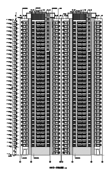 [佛山]多栋住宅楼及商铺建筑施工图（PDF版本）施工图下载【ID:168084118】