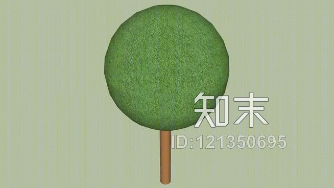 简单三维树SU模型下载【ID:121350695】