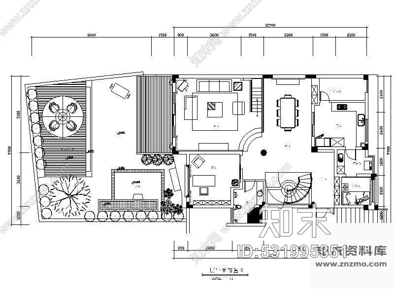 施工图三层别墅空间设计图cad施工图下载【ID:531995351】