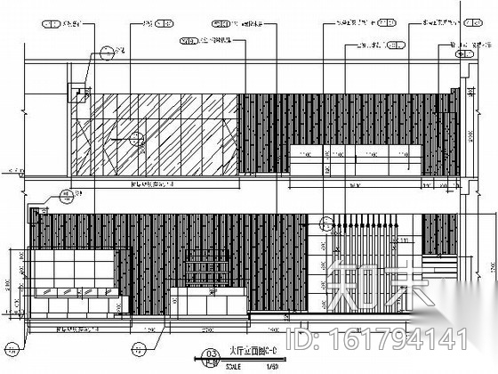 [北京]某双层品牌茶馆施工图cad施工图下载【ID:161794141】