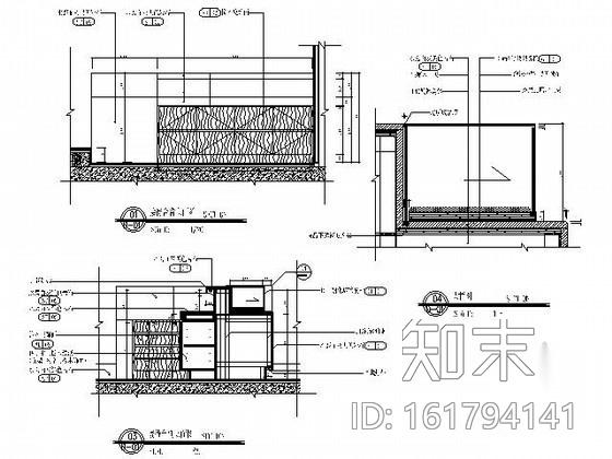 [北京]某双层品牌茶馆施工图cad施工图下载【ID:161794141】