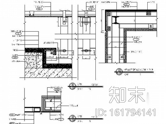 [北京]某双层品牌茶馆施工图cad施工图下载【ID:161794141】