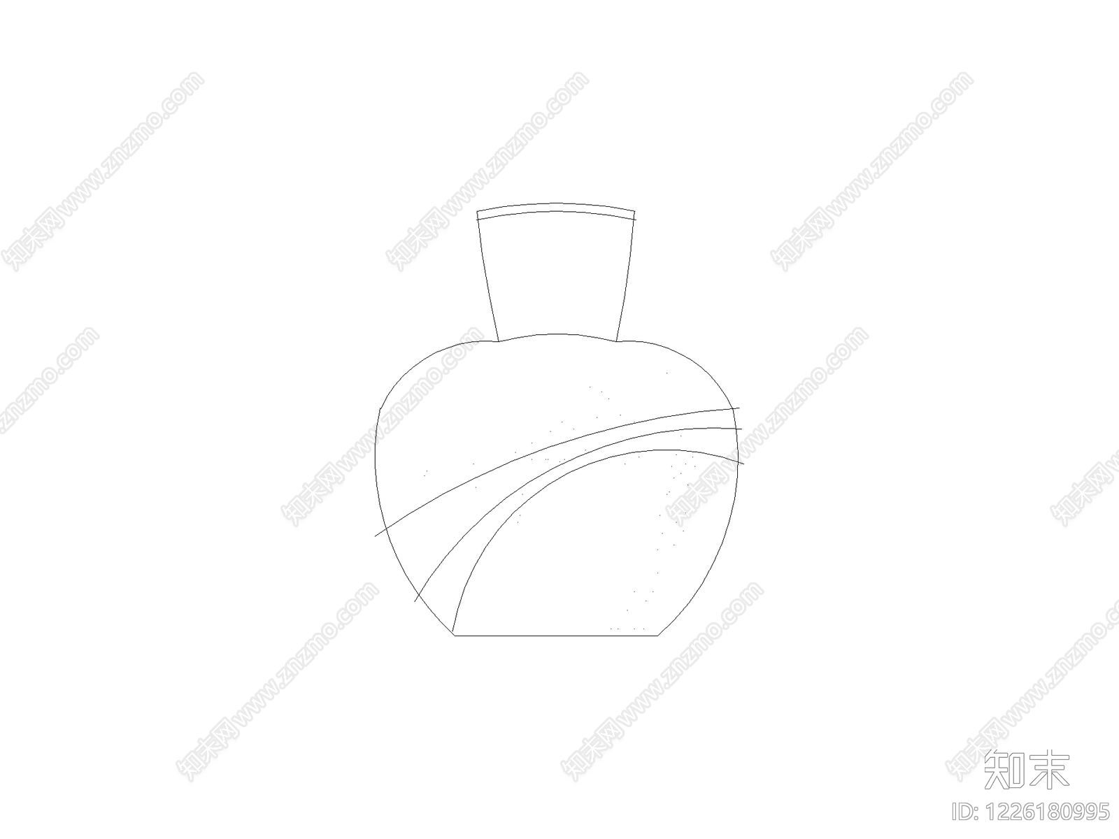 摆件cad施工图下载【ID:1226180995】
