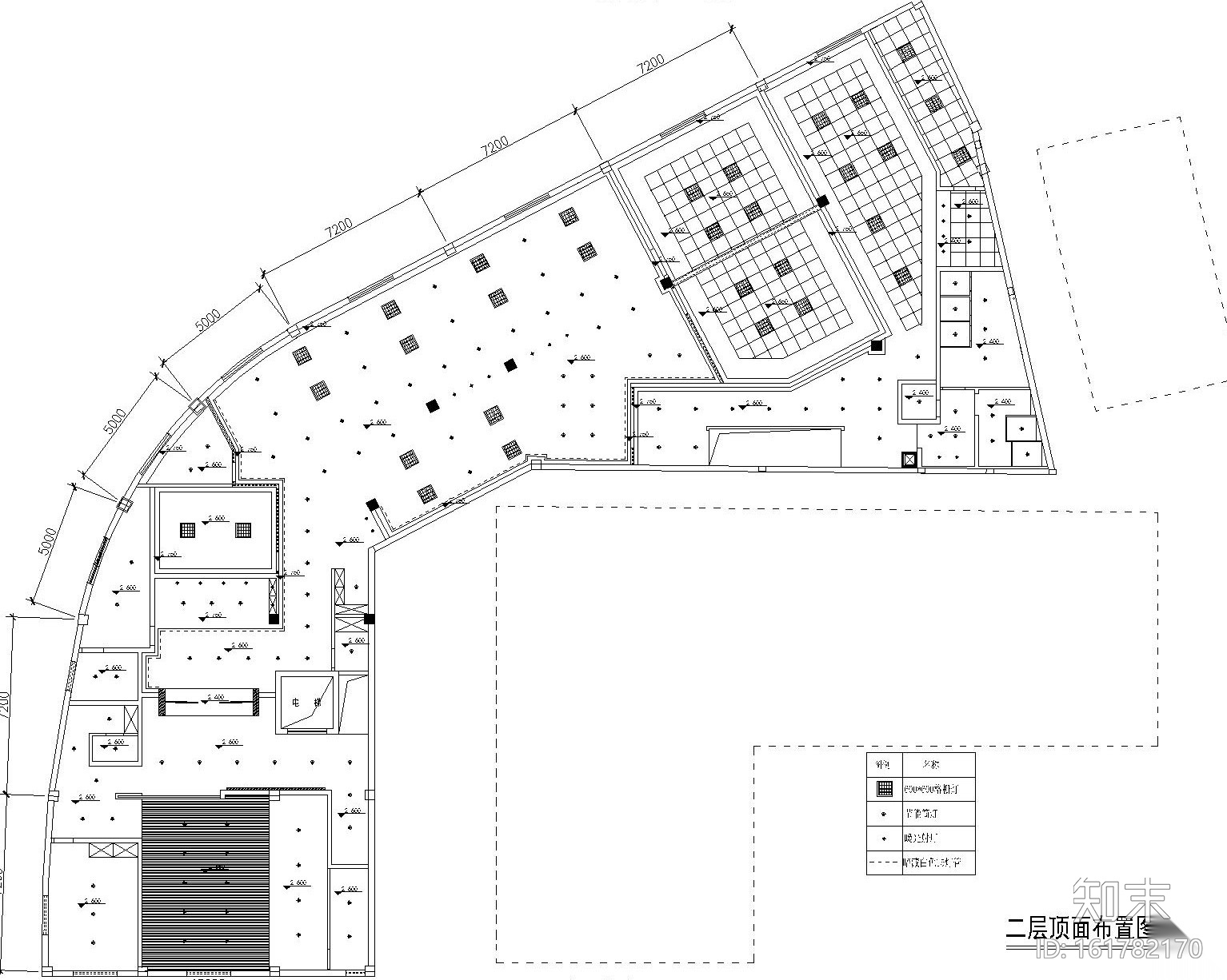 奥迪某4s店办公区域施工图设计（附效果图）施工图下载【ID:161782170】