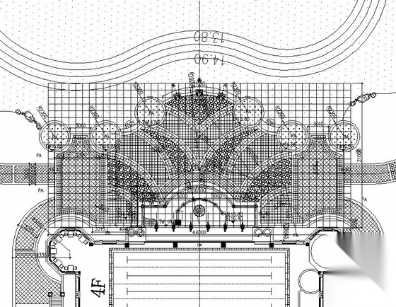 [东莞]居住区综合楼广场园林景观工程施工图施工图下载【ID:161089102】