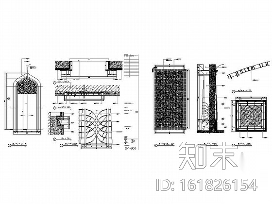 [成都]豪华四层商务会所室内装修图（含方案文本）cad施工图下载【ID:161826154】