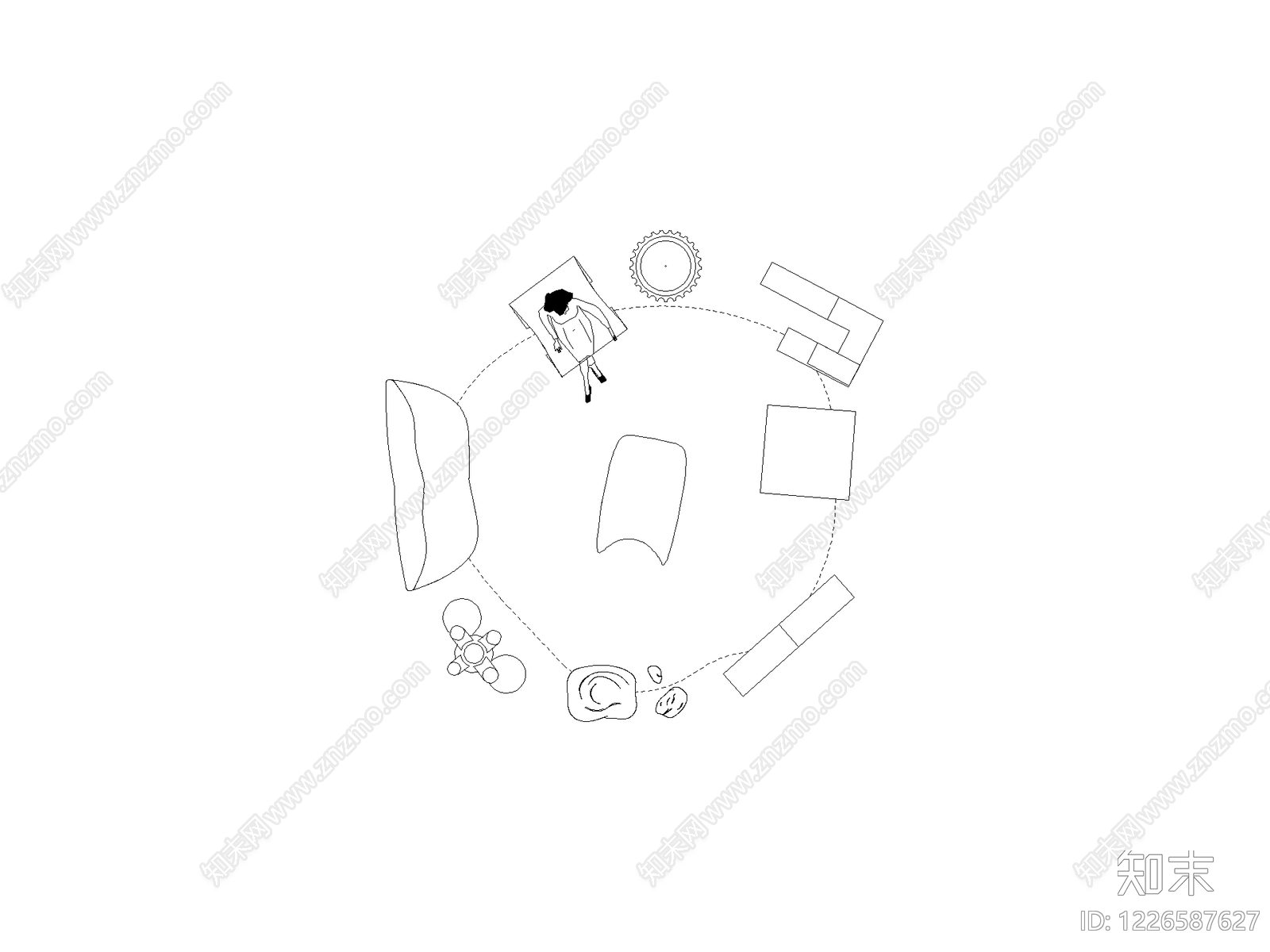 现代家装图库CAD图纸