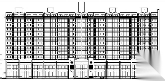 某高层公寓住宅楼建筑施工图cad施工图下载【ID:149571170】