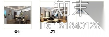 繁华市中心现代简约两居室装修施工图（含效果）cad施工图下载【ID:161840128】