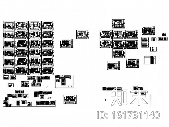 [江阴]花园会馆别墅区豪华欧式三层别墅装修施工图cad施工图下载【ID:161731140】