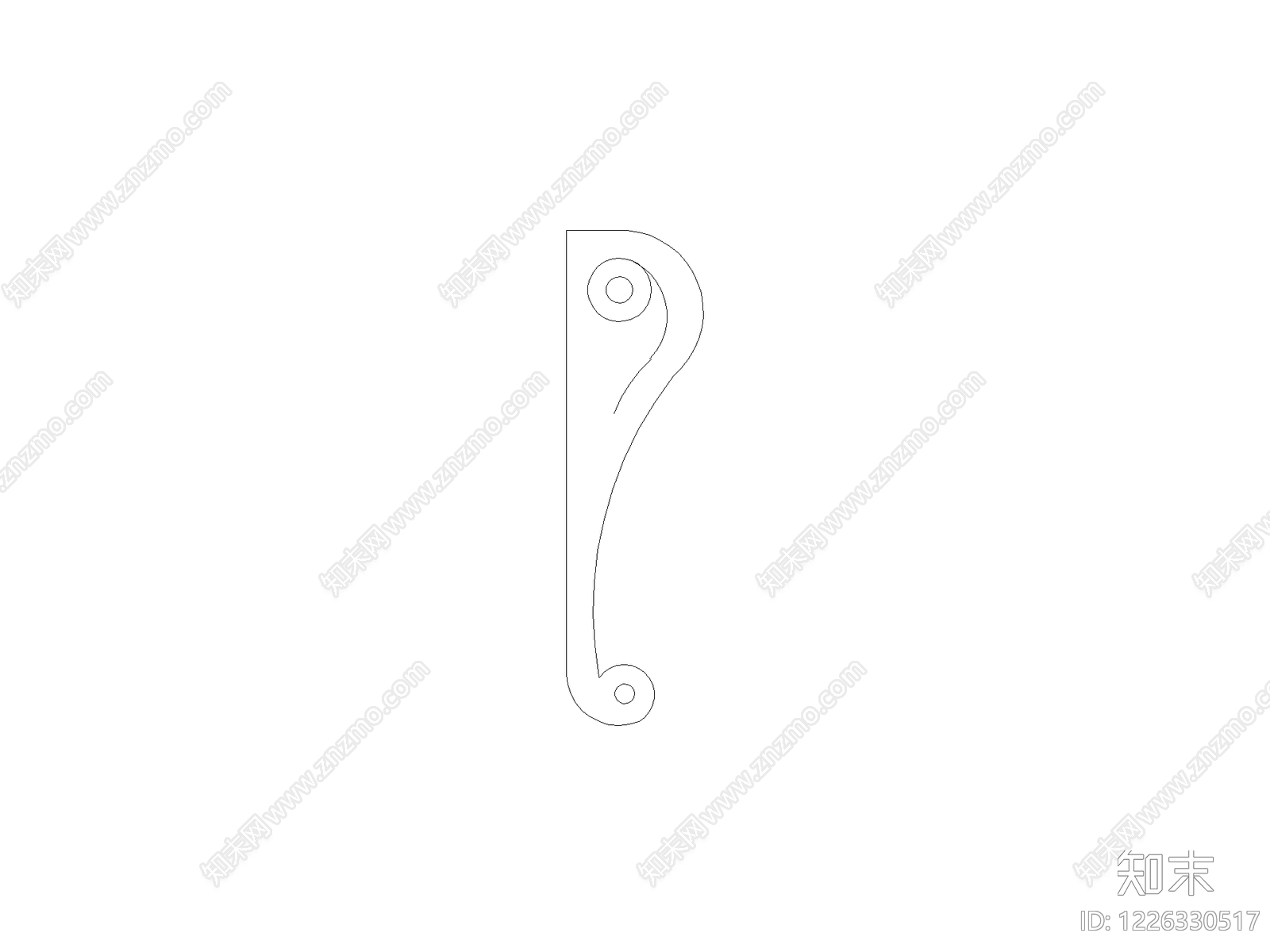五金管件cad施工图下载【ID:1226330517】
