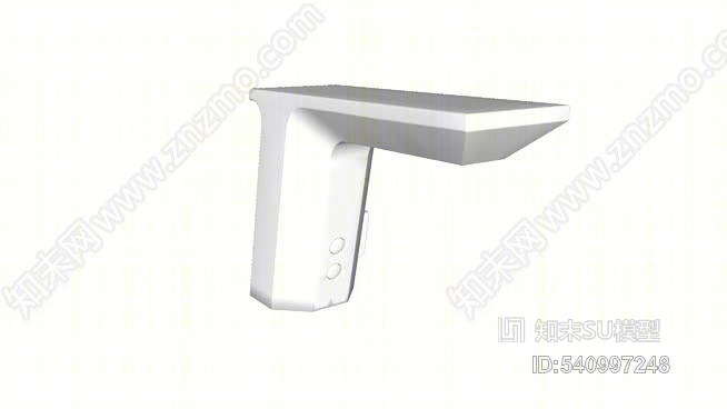 K-13466-几何单孔无接触交流供电商用浴室水槽水龙头，带Insight（TM）技术、温度混合器和6-3/4“喷口SU模型下载【ID:540997248】