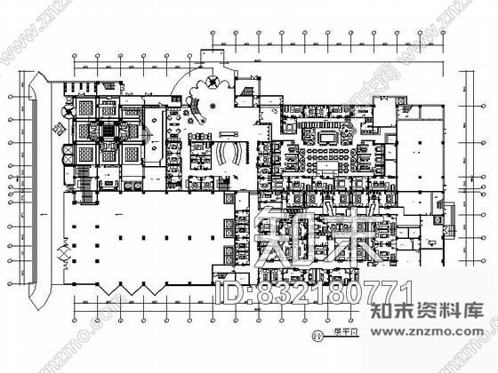 图块/节点某娱乐休闲会所平面布局图cad施工图下载【ID:832180771】