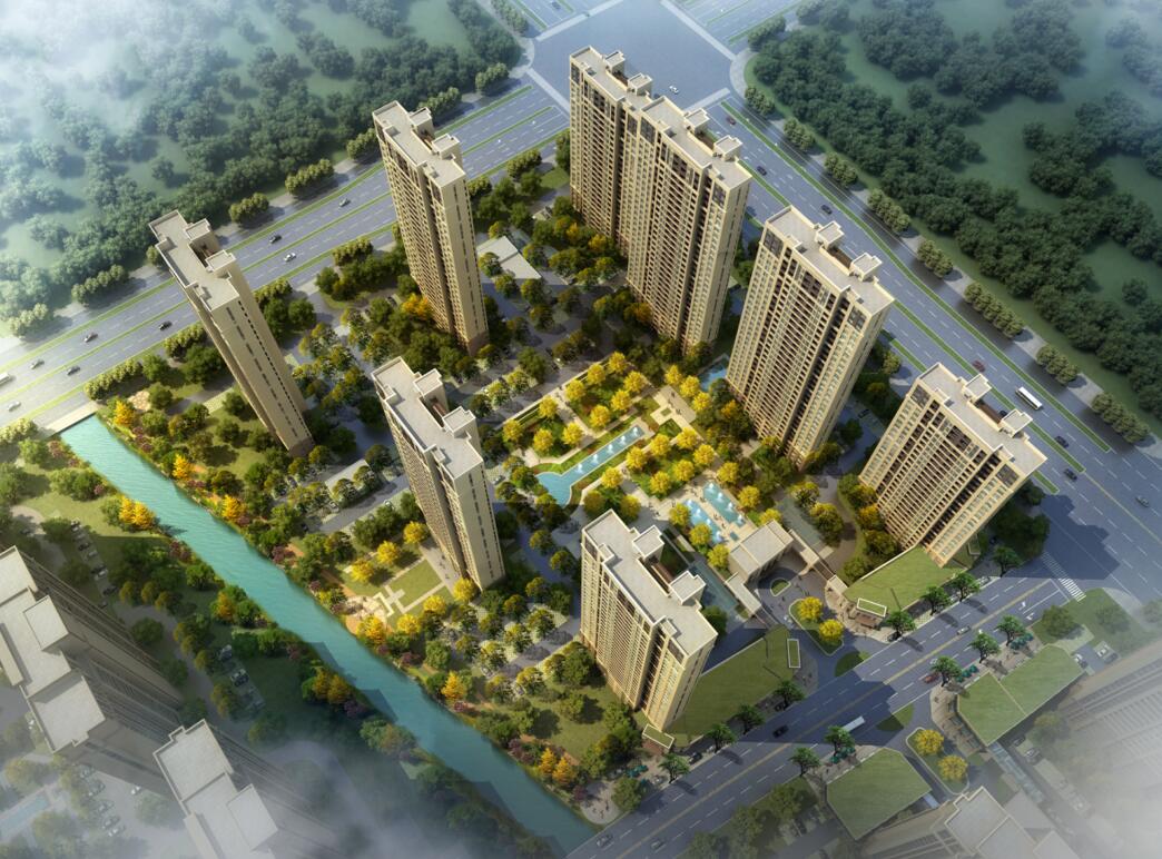 [上海]华夏新古典风格孔雀城七期居住区建筑方案文本（...施工图下载【ID:165946126】