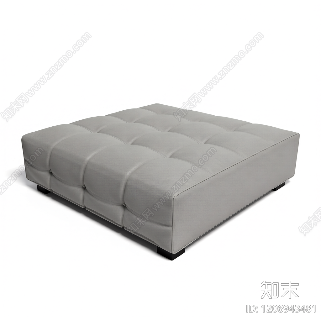 绗缝脚凳3D模型下载【ID:1206943481】