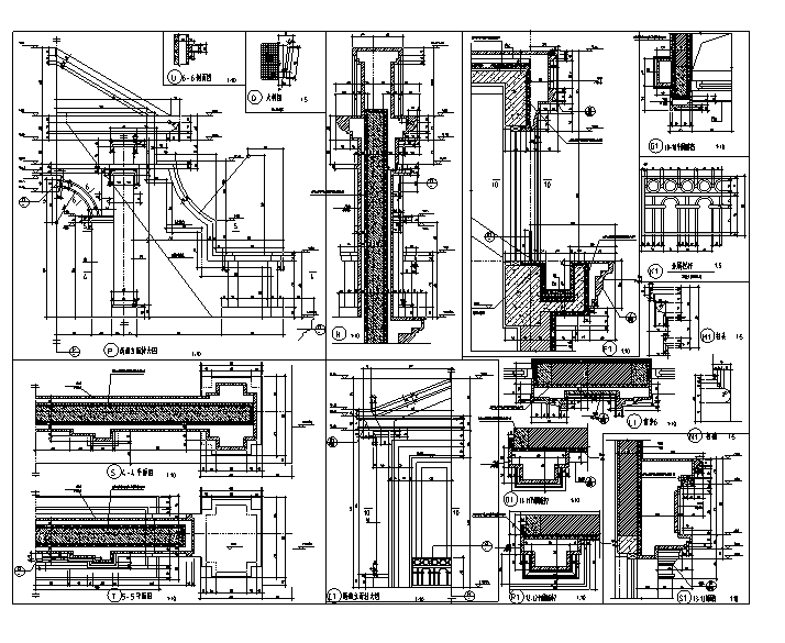 [上海]三层联排式1-3#办公楼楼建筑施工图(17年全专业...cad施工图下载【ID:149951123】