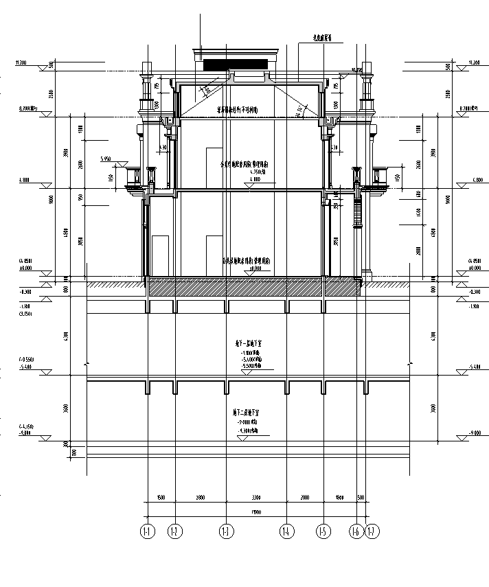 [上海]三层联排式1-3#办公楼楼建筑施工图(17年全专业...cad施工图下载【ID:149951123】