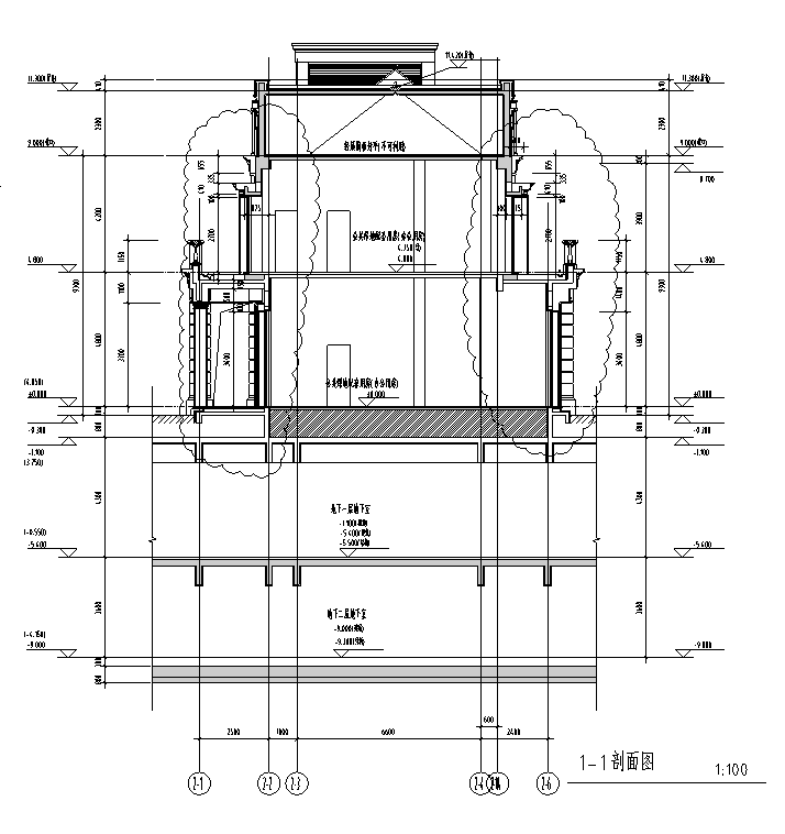 [上海]三层联排式1-3#办公楼楼建筑施工图(17年全专业...cad施工图下载【ID:149951123】