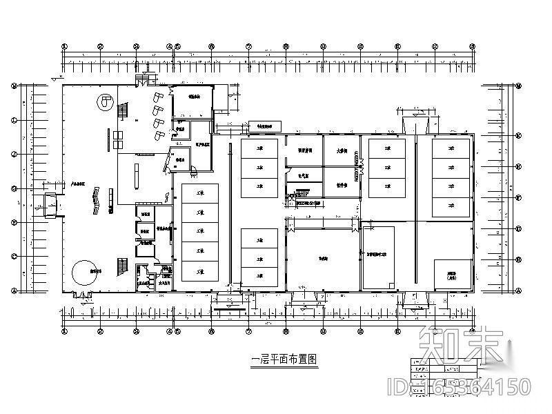某知名汽车展厅装修图cad施工图下载【ID:165364150】