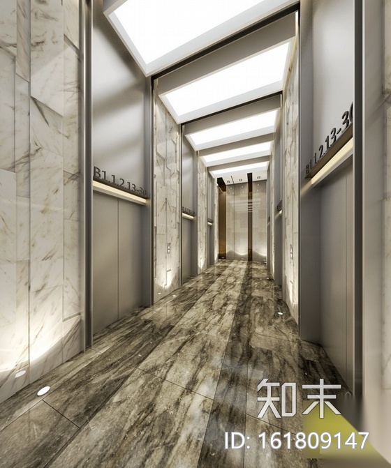 [江苏]国际综合性投资集团塔楼办公楼公共空间设计施工图...cad施工图下载【ID:161809147】