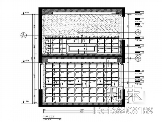 [山东]现代风格五层办公室装修施工图cad施工图下载【ID:166408189】