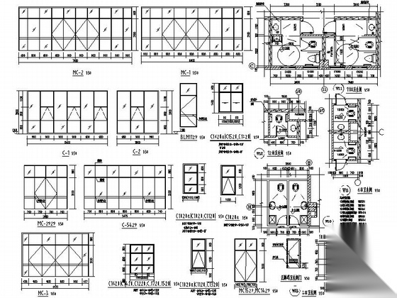 [四川]十层现代风格中西医结合医院住院楼建筑施工图cad施工图下载【ID:165610114】