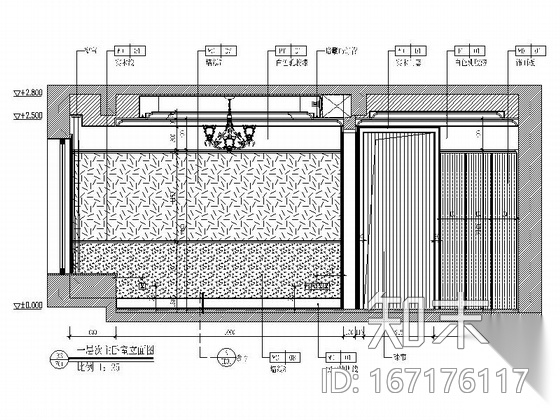 [安徽]简约欧式复式3居室室内设计全套施工图cad施工图下载【ID:167176117】