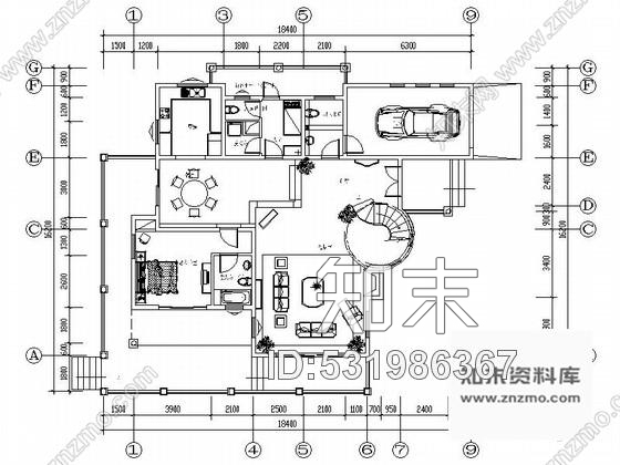 施工图武汉临湖独栋精品双层别墅室内装修施工图cad施工图下载【ID:531986367】