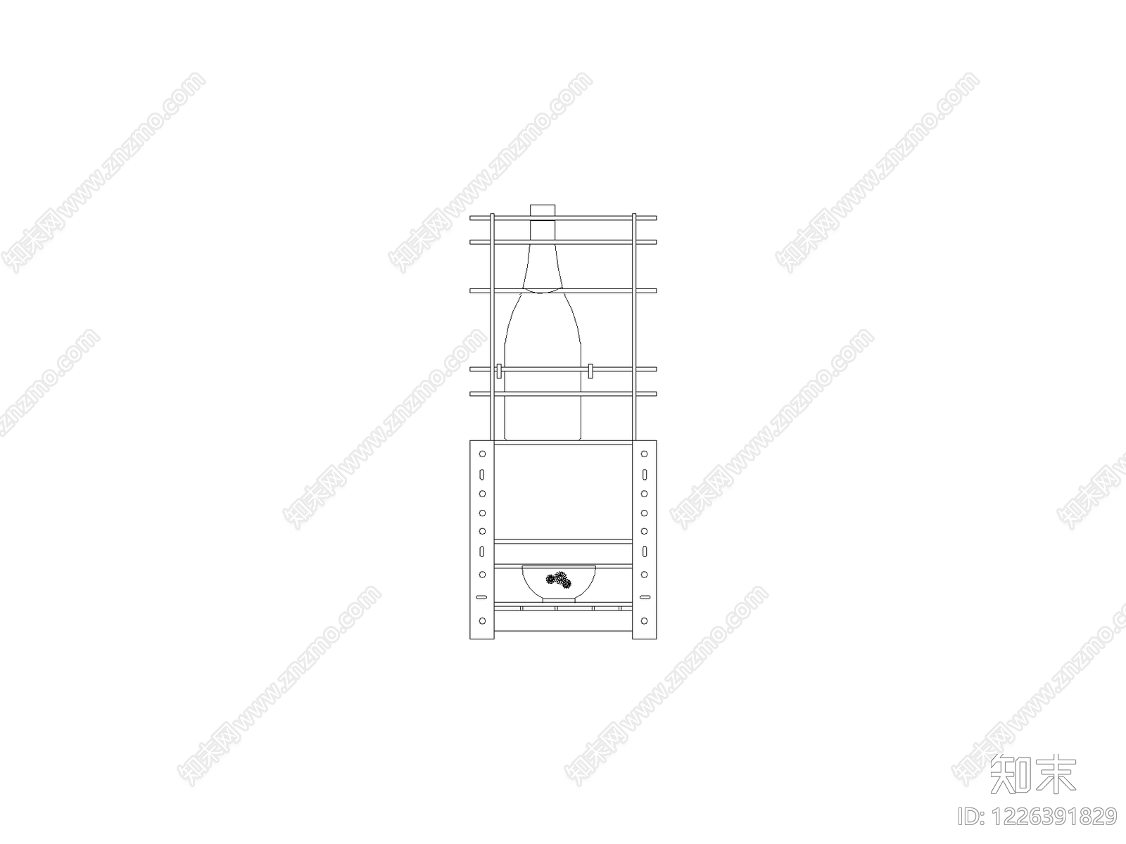 柜子cad施工图下载【ID:1226391829】
