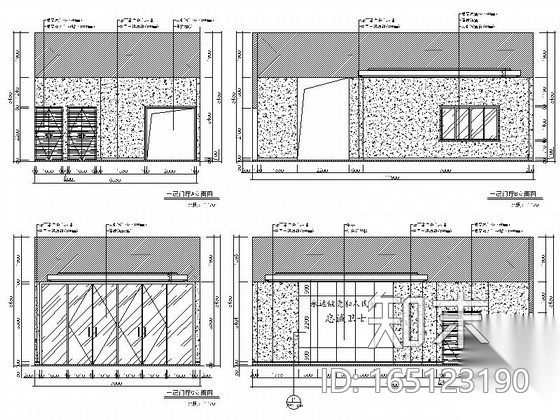 [浙江]超完整现代风格消防站室内装修设计施工图施工图下载【ID:165123190】