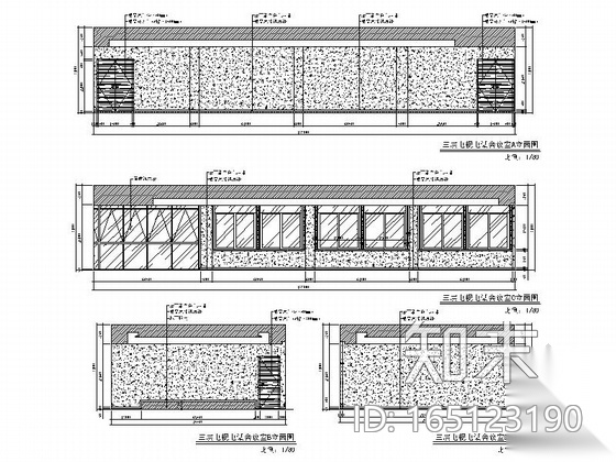 [浙江]超完整现代风格消防站室内装修设计施工图施工图下载【ID:165123190】