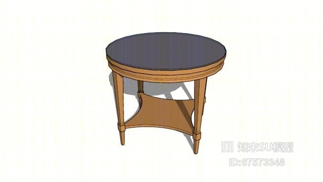 家居茶几SU模型下载【ID:619279465】