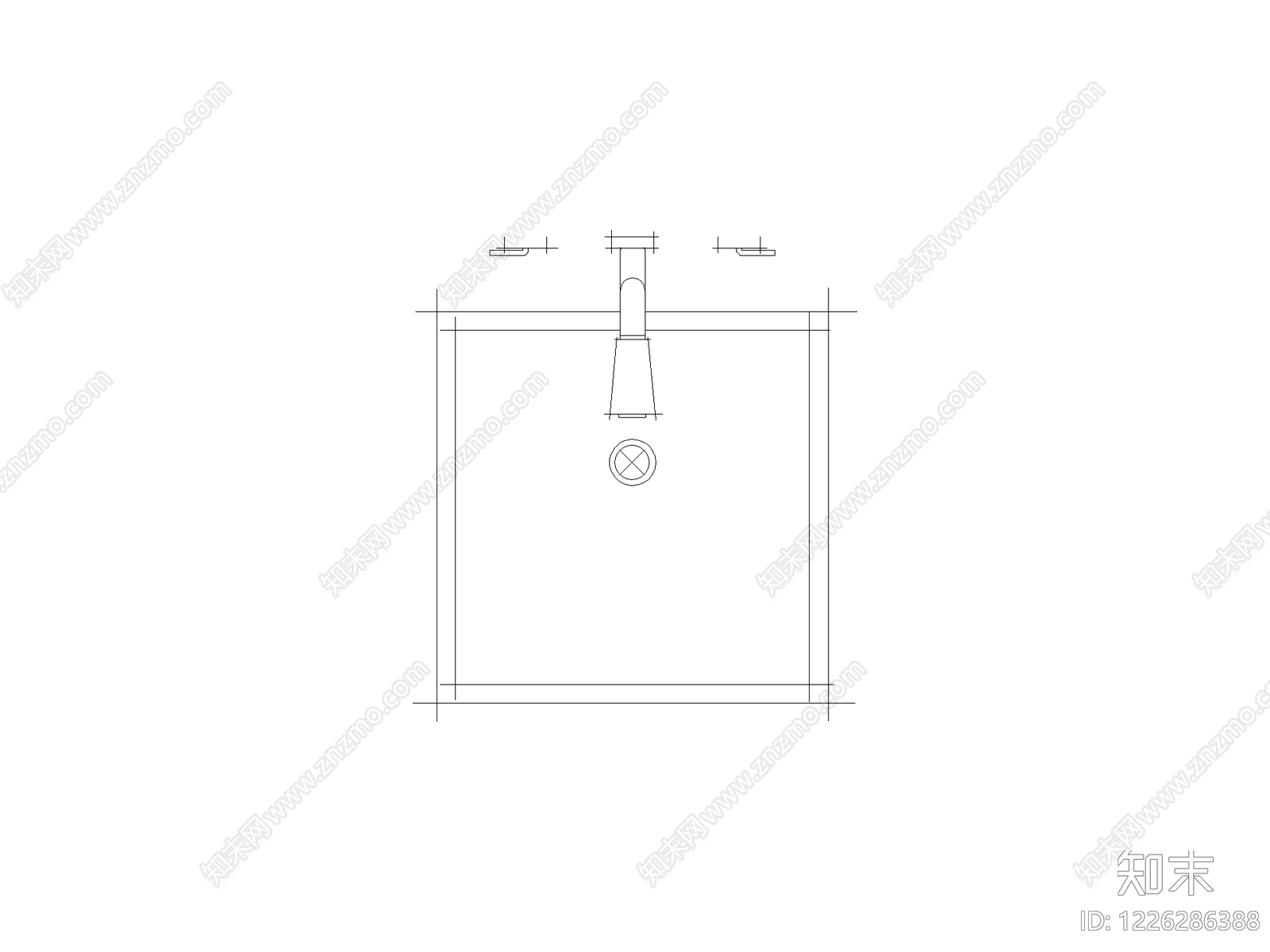 卫浴设施cad施工图下载【ID:1226286388】