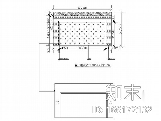 中式风三居室装修设计CAD施工图（含效果）cad施工图下载【ID:166172132】