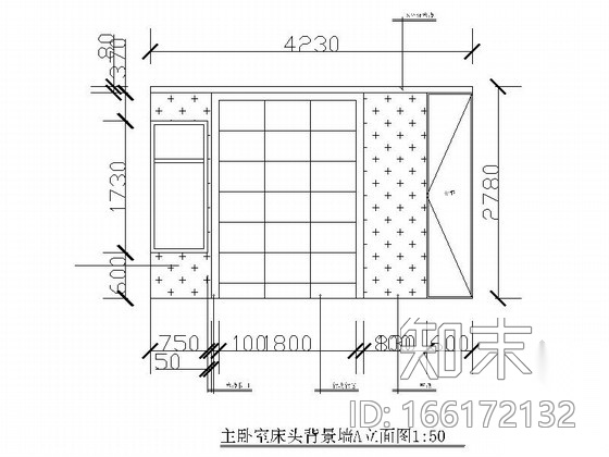 中式风三居室装修设计CAD施工图（含效果）cad施工图下载【ID:166172132】