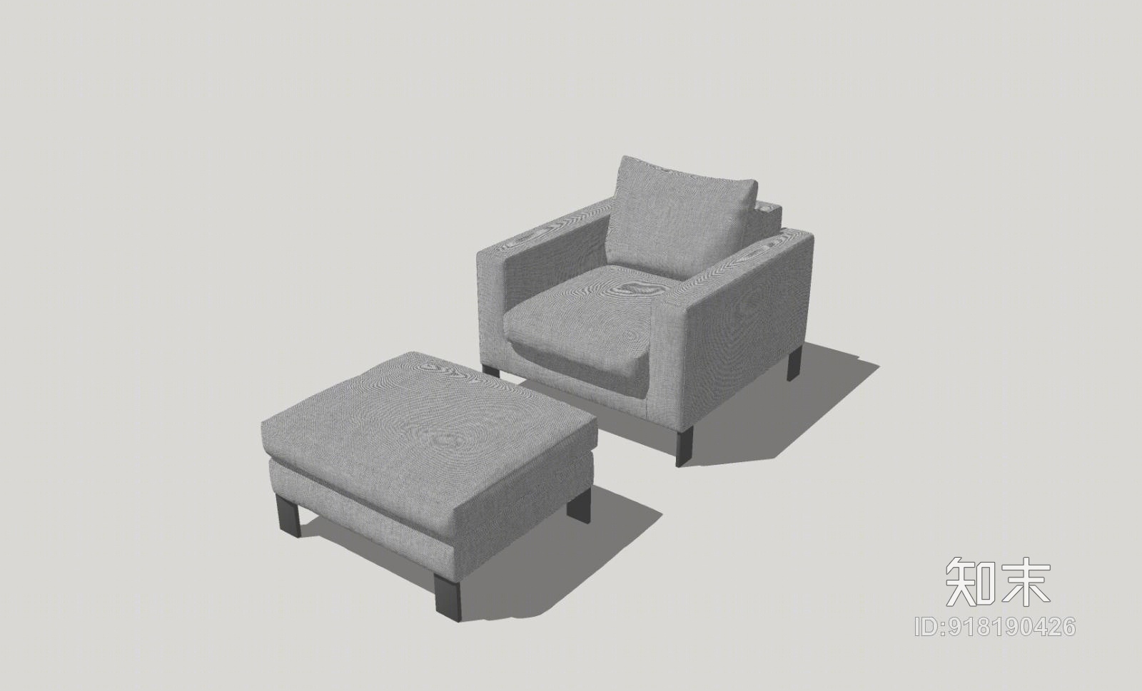 精品免费休闲椅SU模型下载【ID:918190426】