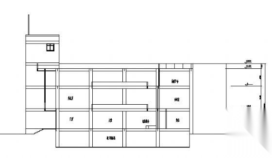 某三层会展建筑方案图cad施工图下载【ID:151610128】