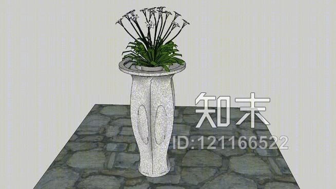 花坛SU模型下载【ID:121166522】