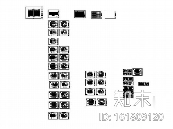 [江苏]现代简洁又时尚别墅家装设计施工图cad施工图下载【ID:161809120】