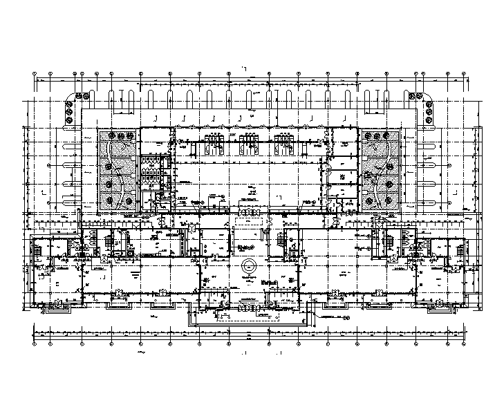 [天津]大港客运站设计建筑施工图_CAD施工图下载【ID:165160100】