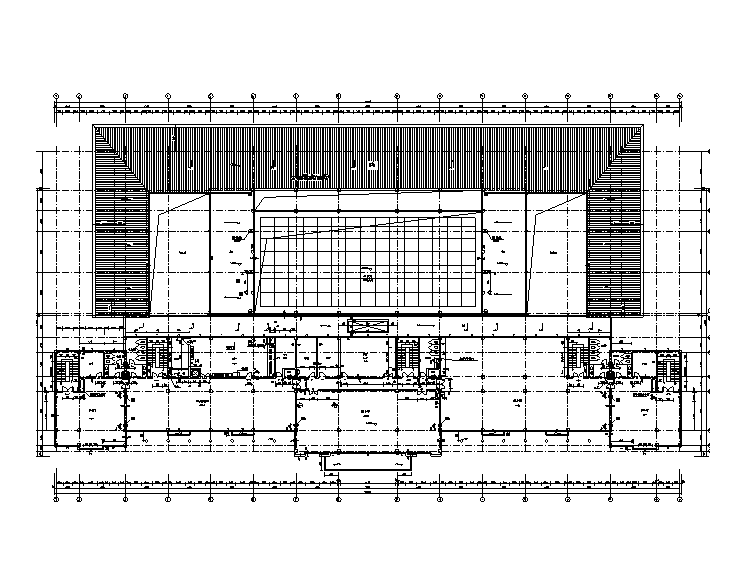 [天津]大港客运站设计建筑施工图_CAD施工图下载【ID:165160100】