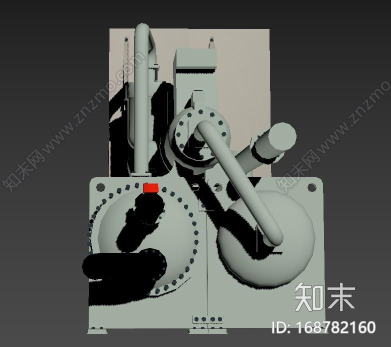 大型空调电机，热力交换机器，机械泵CG模型下载【ID:168782160】