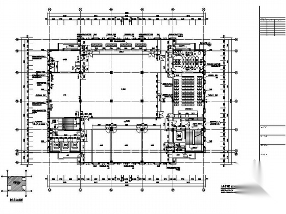 [浙江]知名医科大学图书馆设计施工图（知名设计院）cad施工图下载【ID:160724167】