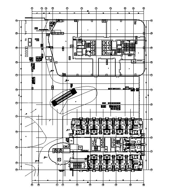 [广东]知名地产超高层住宅及商业建筑施工图（含全专业）cad施工图下载【ID:165945183】