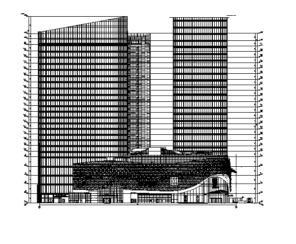 [广东]知名地产超高层住宅及商业建筑施工图（含全专业）cad施工图下载【ID:149562138】