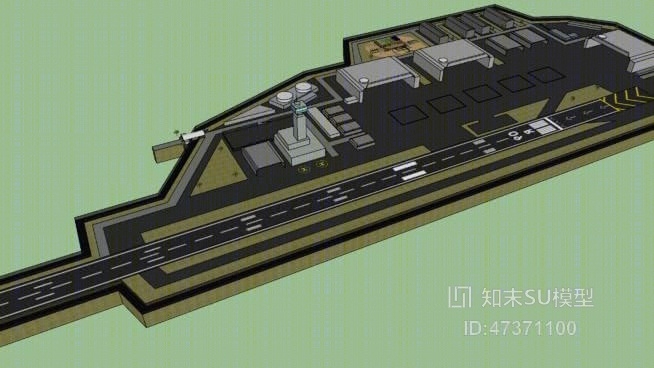 俯瞰图规划SU模型下载【ID:317889164】