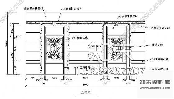 电梯间施工图下载【ID:832297707】