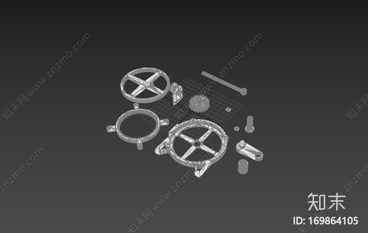 旋转式直线传动3d打印模型下载【ID:169864105】