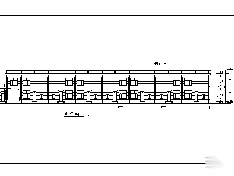 欧式双层临街商铺建筑设计初设图CAD施工图下载【ID:167379165】