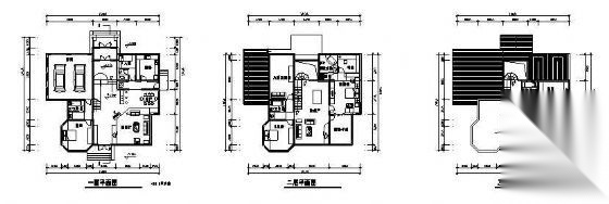 别墅设计方案集A-16型别墅cad施工图下载【ID:149895189】